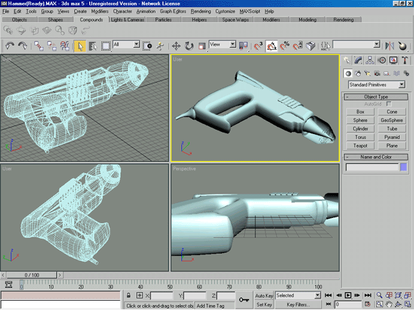 Иллюстрированный самоучитель по 3D Studio Max 5 › Моделирование › Boolean (Булевые Объекты). Примеры.