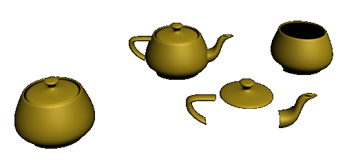 Иллюстрированный самоучитель по 3D Studio Max 6 › Создание объектов › Чайник. Юта-чайник.