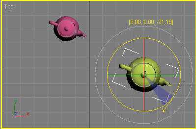 Иллюстрированный самоучитель по 3D Studio Max 6 › Анимация › Привязывание объекта. Отсоединение объектов.