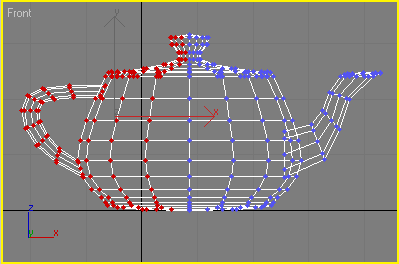 Иллюстрированный самоучитель по 3D Studio Max 6 › Редактирование сеток › Выделение подобъектов сетки с помощью модификатора Edit Mesh или внутри редактируемой сетки