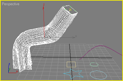 Иллюстрированный самоучитель по 3D Studio Max 6 › Составные объекты › Замена формы в лофтинговом объекте