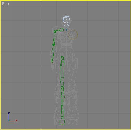 Иллюстрированный самоучитель по анимации персонажей в 3D Studio Max › Работа с каркасами персонажей с помощью модуля Biped › Настройка рук и ног Biped