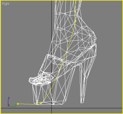 Иллюстрированный самоучитель по анимации персонажей в 3D Studio Max › Задание весов персонажа с помощью оболочек › Задание весов вершин талии, бедер и ног