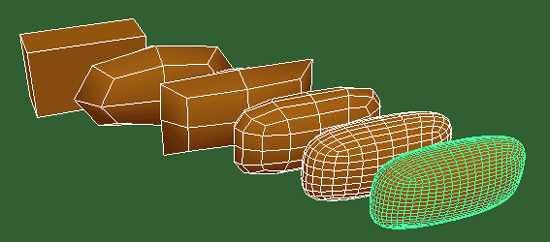 Иллюстрированный самоучитель по Maya 4.5 для начинающих › Моделирование › Полигональный чемодан