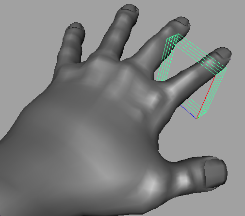 Иллюстрированный самоучитель по Maya 6 › Дополнительные техники анимации › Жесткое связывание руки