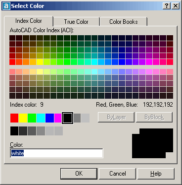 Иллюстрированный самоучитель по AutoCAD 2005 › Свойства примитивов › Блокировка слоев. Назначение цвета слою.