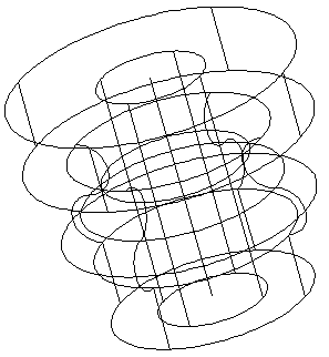 Иллюстрированный самоучитель по AutoCAD 2005 › Формирование трехмерных объектов › Построение тел