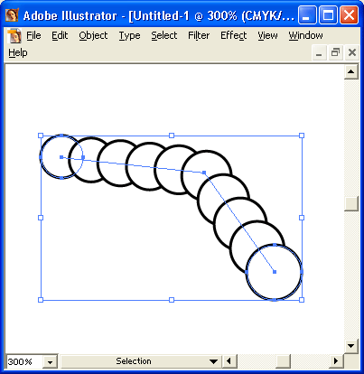 Иллюстрированный самоучитель по Adobe Illustrator 10 › Векторные трансформации и фильтры › Направление вдоль траектории
