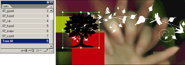 Иллюстрированный самоучитель по Adobe InDesign CS2 › Импортирование и связывание изображений › Использование библиотеки для управления элементами