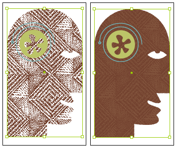 Иллюстрированный самоучитель по Adobe InDesign CS2 › Создание векторных изображений › Создание текстурного эффекта при помощи цветного изображения