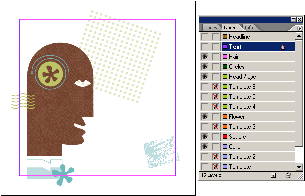 Иллюстрированный самоучитель по Adobe InDesign CS2 › Создание векторных изображений › Создание зеркальной копии объектов