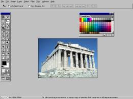 Иллюстрированный самоучитель по Adobe Photoshop 6 › Приступаем к работе › Панель инструментов и панель свойств