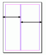 Иллюстрированный самоучитель по Adobe InDesign › Устройство документа › Использование горизонтальных и вертикальных направляющих