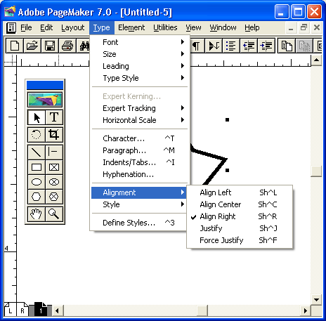 Иллюстрированный самоучитель по Adobe PageMaker 7 › Компоновка текста и графики › Выравнивание объектов
