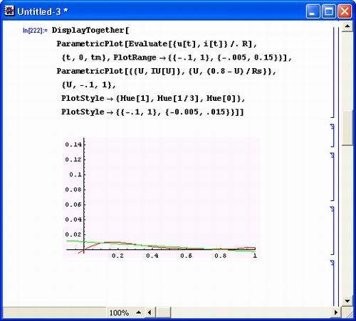 Иллюстрированный самоучитель по Mathematica 3/4 › Представление и обработка данных › Моделирование нелинейных цепей с применением интерполяции