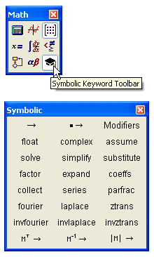 Иллюстрированный самоучитель по MathCAD 11 › Символьные вычисления › Способы символьных вычислений