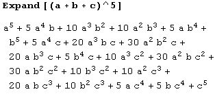 Иллюстрированный самоучитель по Mathematica 5 › Первое знакомство. Калькулятор. › Блокнот и меню. Алгебраические преобразования.