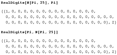 Иллюстрированный самоучитель по Mathematica 5 › Числа, их представление и операции над ними › Число как последовательность (список) цифр
