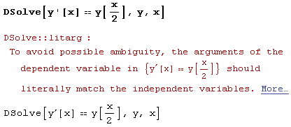 Иллюстрированный самоучитель по Mathematica 5 › Алгебра и анализ › Нахождение решений дифференциальных уравнений