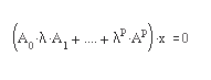 Иллюстрированный самоучитель по MatLab › Численные методы › Решение полиномиальных матричных уравнений. Разложение на простые дроби.