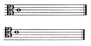 Иллюстрированный самоучитель по основам компьютерной музыки › Основы гармонии и теории музыки › Знаки нотного письма