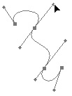 Иллюстрированный самоучитель по компьютерной графике и звуку › Adobe Photoshop › Изменение формы векторных контуров и линий
