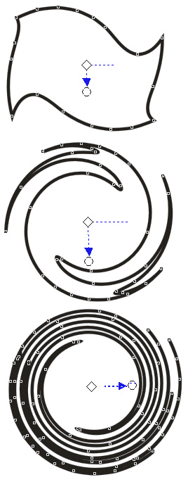 Иллюстрированный самоучитель по компьютерной графике и звуку › CorelDRAW › Сложные преобразования формы