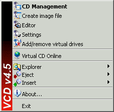 Иллюстрированный самоучитель по работе с CD и DVD › Дополнительные программы для работы с компакт-дисками › Работа с виртуальными компакт-дисками