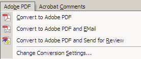 Иллюстрированный самоучитель по Adobe Acrobat 6 › Преобразование файлов Microsoft Office (Windows) › О программе PDFMaker
