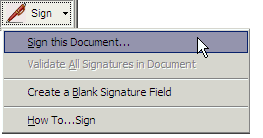 Иллюстрированный самоучитель по Adobe Acrobat 6 › Подписание и защита документов › Подписание сертифицированного документа