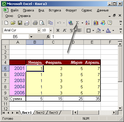 Иллюстрированный самоучитель по Microsoft Office XP › Формулы и функции › Поиск ошибок