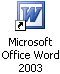 Иллюстрированный самоучитель по Microsoft Word 2003 › Общий план Word › Наилучший способ запуска Word