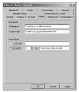 Иллюстрированный самоучитель по администрированию Windows 2000/2003 › Управление существующими учетными записями пользователей и групп › Настройка параметров среды пользователя