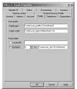 Иллюстрированный самоучитель по администрированию Windows 2000/2003 › Управление существующими учетными записями пользователей и групп › Настройка параметров среды пользователя