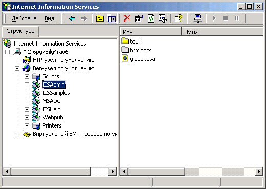 Иллюстрированный самоучитель по Microsoft Windows 2000 › Службы Интернета в Windows 2000 › Службы Internet Information Services (IIS). Общие характеристики.