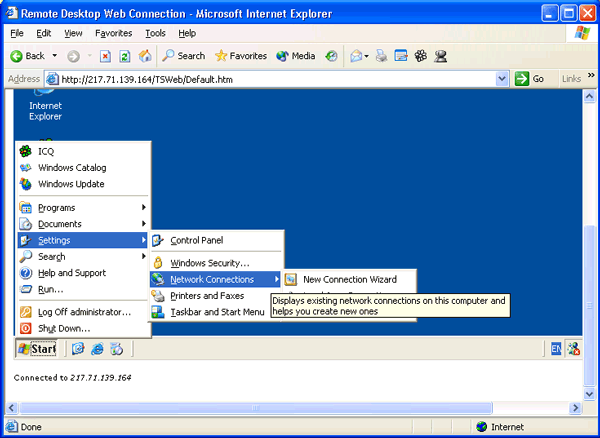Иллюстрированный самоучитель по Microsoft Windows 2003 › Типовые задачи администрирования › Удаленный доступ через Интернет