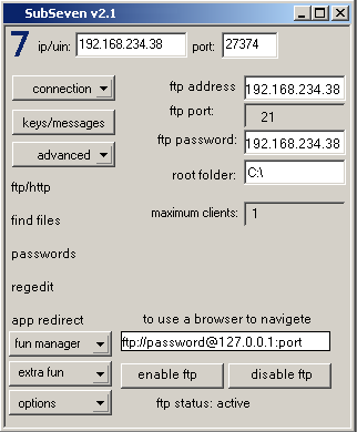 Иллюстрированный самоучитель по защите в Интернет › Уязвимость Windows 95/98/ME › "Потайные ходы" и программы типа "троянский конь" в WIN 9x
