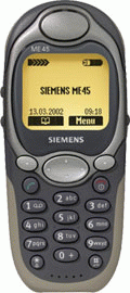 Иллюстрированный самоучитель по GPRS › Телефоны с поддержкой режима GPRS и Bluetooth › Siemens ME45