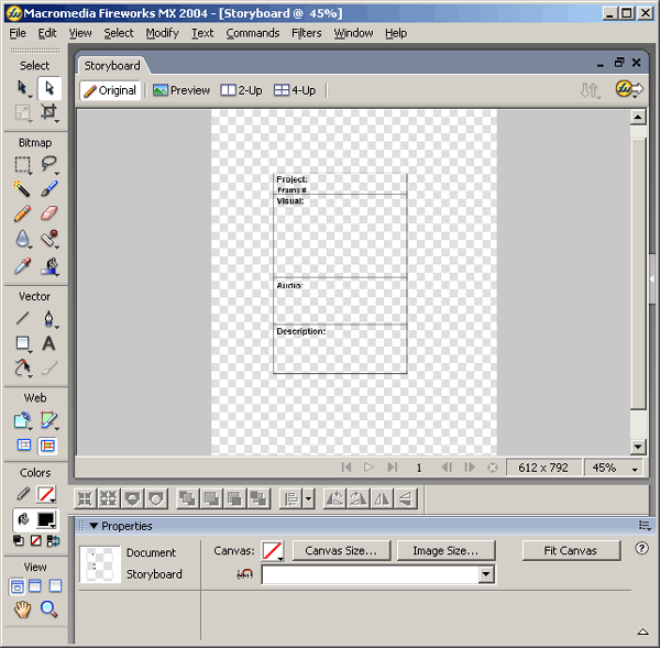 Иллюстрированный самоучитель по Web-разработке на Macromedia Studio MX › Анимация в Web › Покадровое описание. Формат и вид.