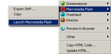 Иллюстрированный самоучитель по Web-разработке на Macromedia Studio MX › Создание Web-страниц с помощью Flash › Создание и сборка объектов во Flash MX. Подготовка рисунков Fireworks для Flash MX.
