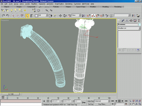 Иллюстрированный самоучитель по 3D Studio Max 5 › Моделирование › Модификаторы создания геометрии: Bevel (Скос)