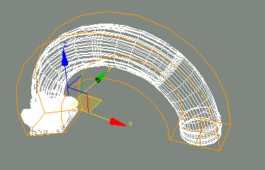Иллюстрированный самоучитель по 3D Studio Max 5 › Моделирование › Модификаторы изменения геометрии: Bend (Изгиб)