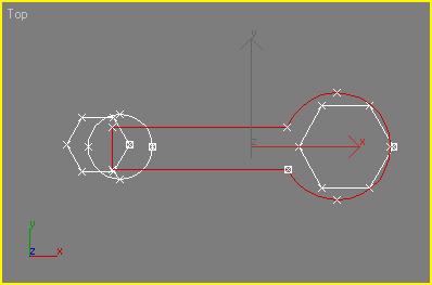 Иллюстрированный самоучитель по 3D Studio Max 6 › Редактирование форм › Применение к формам булевых операций