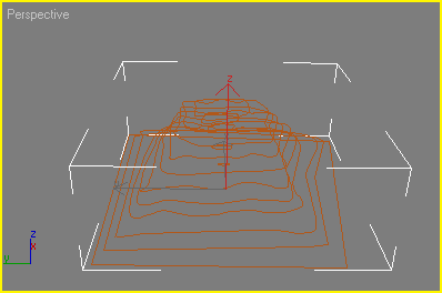 Иллюстрированный самоучитель по 3D Studio Max 6 › Составные объекты › Создание ландшафта