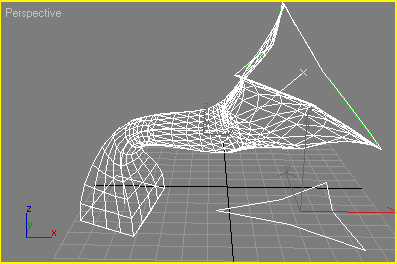 Иллюстрированный самоучитель по 3D Studio Max 6 › Составные объекты › Анимация лофтингового объекта