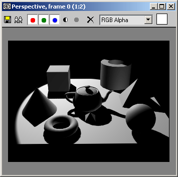 Иллюстрированный самоучитель по 3D Studio Max 6 › Освещение › Выключение теней объекта