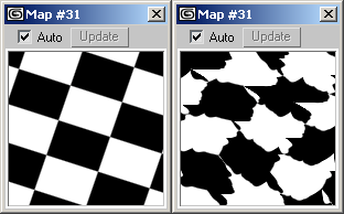 Иллюстрированный самоучитель по 3D Studio Max 6 › Работа с текстурными картами › Создание текстурной карты шахматной доски