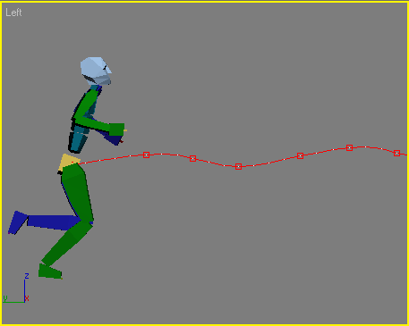 Иллюстрированный самоучитель по анимации персонажей в 3D Studio Max › Использование захвата движения › Уточнение цикла с использованием слоев