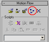 Иллюстрированный самоучитель по анимации персонажей в 3D Studio Max › Использование захвата движения › Использование редактора Motion Flow Editor для поворота Biped