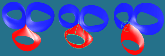 Иллюстрированный самоучитель по Maya 4.5 для начинающих › Моделирование › Два глаза и рот